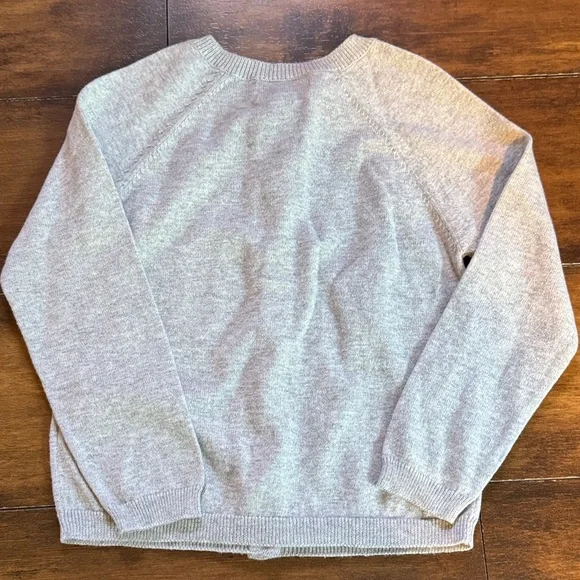 **Bundle** Old Navy Light Gray and Cat & Jack Purple Cardigan Set Size 3T - Picture 4 of 4